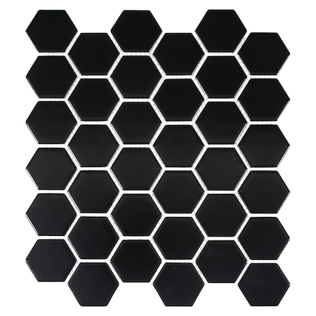 Andova Tiles SAMPLE-2 in. x 2 in. Straight Edge Porcelain Honeycomb Wall & Floor Tile SAM-ANDSTY844
